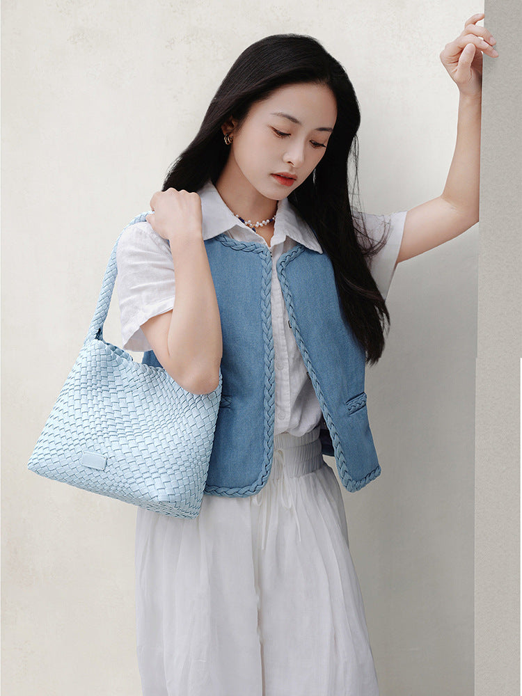 Design Hand-woven Fashion Light Luxury Underarm Women's Shoulder Bag