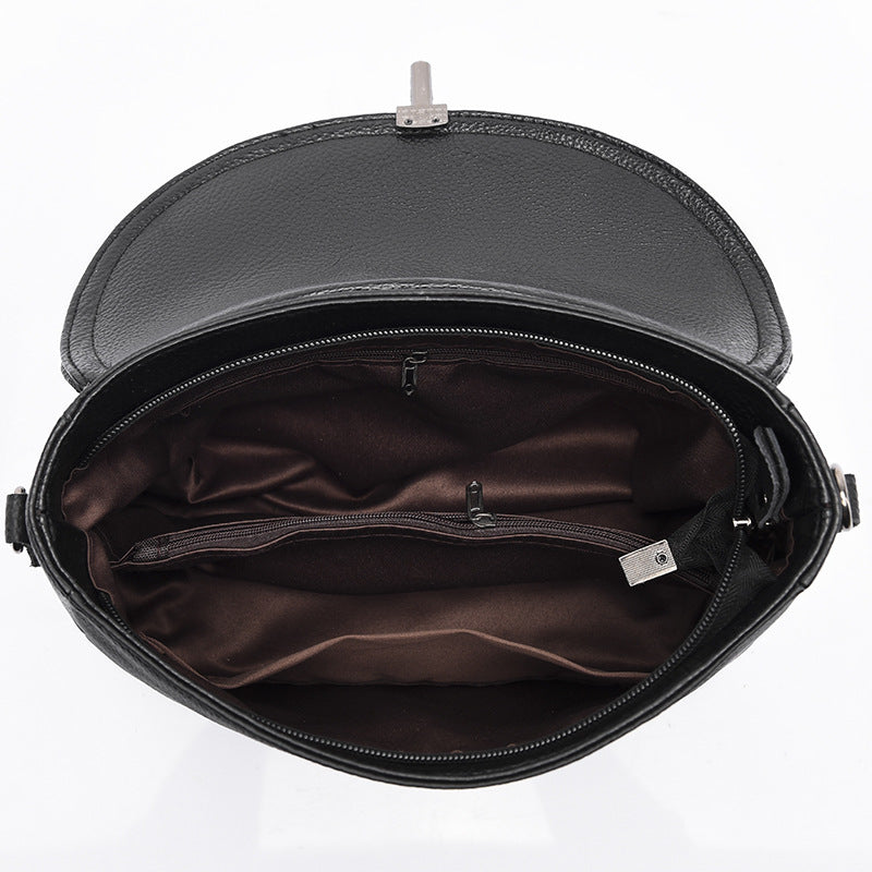 Women's Leather Versatile Large Capacity First Layer Bags
