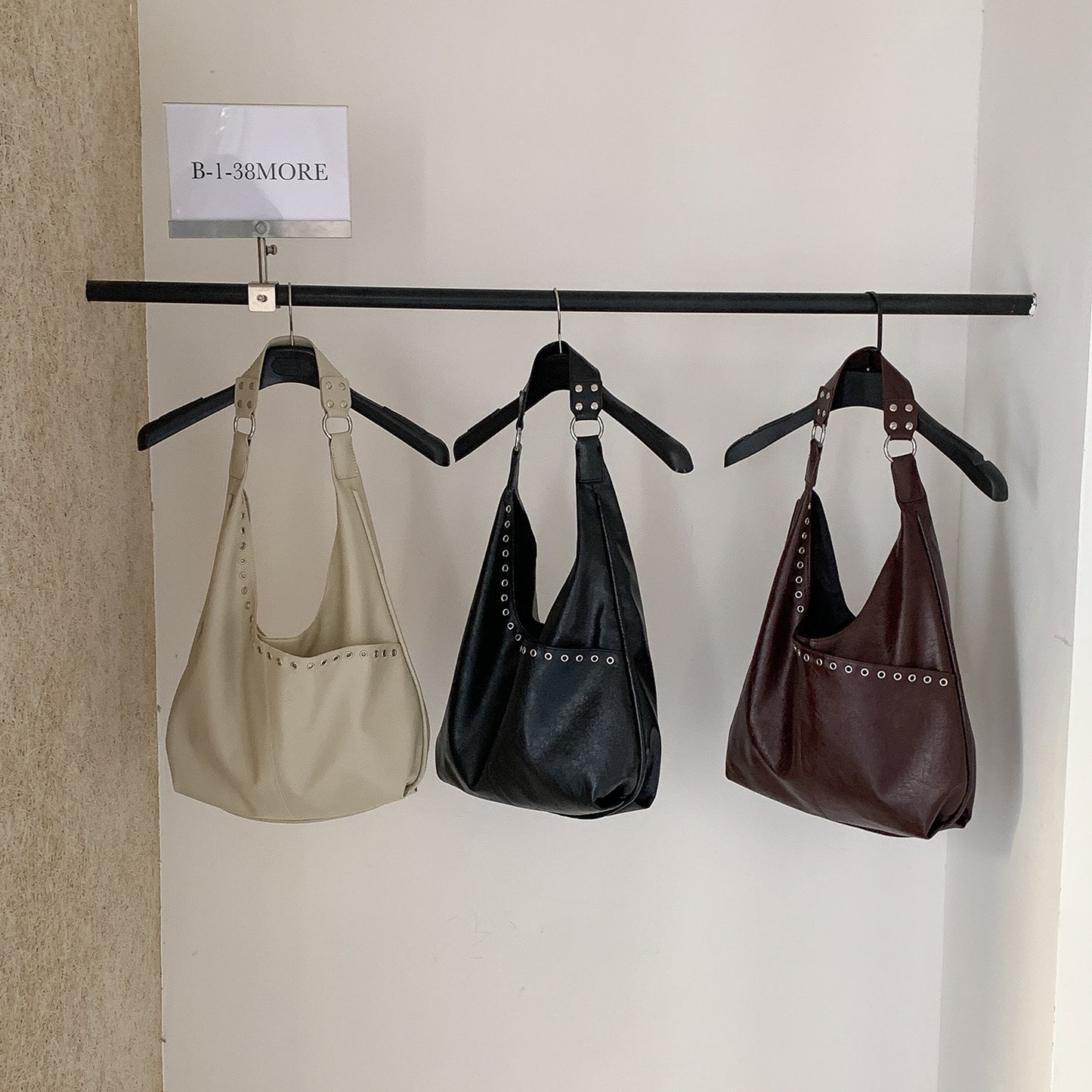 Women's Korean Style Soft Leather Big Fashion Commuter High Sense Women's Shoulder Bag