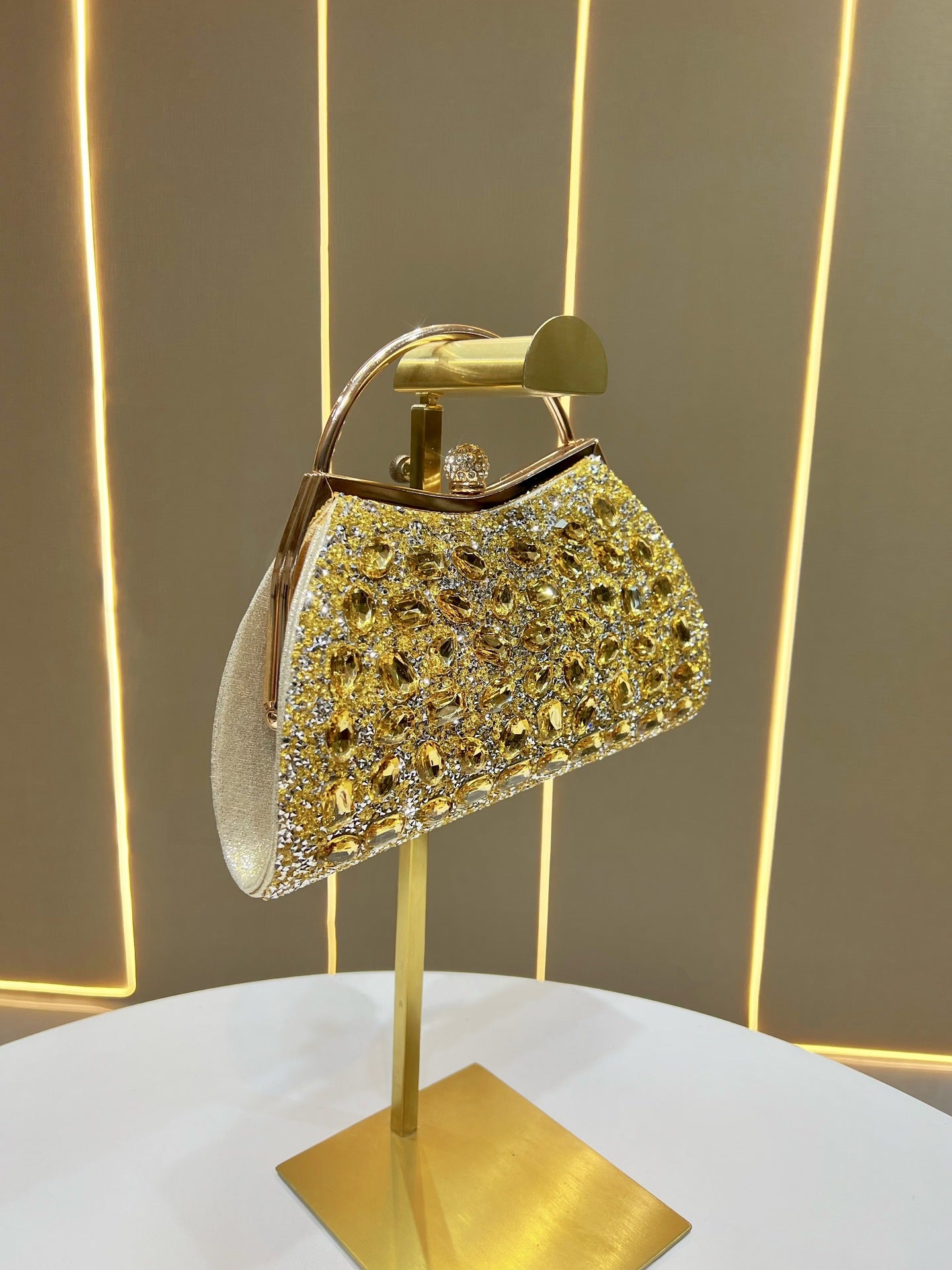 Women's Diamond High-grade Light Luxury Clutch Formal Bags