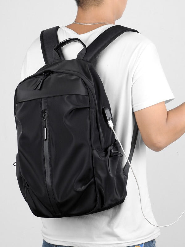 Men's Korean Style Fashion College Commuter Computer Leisure Backpack