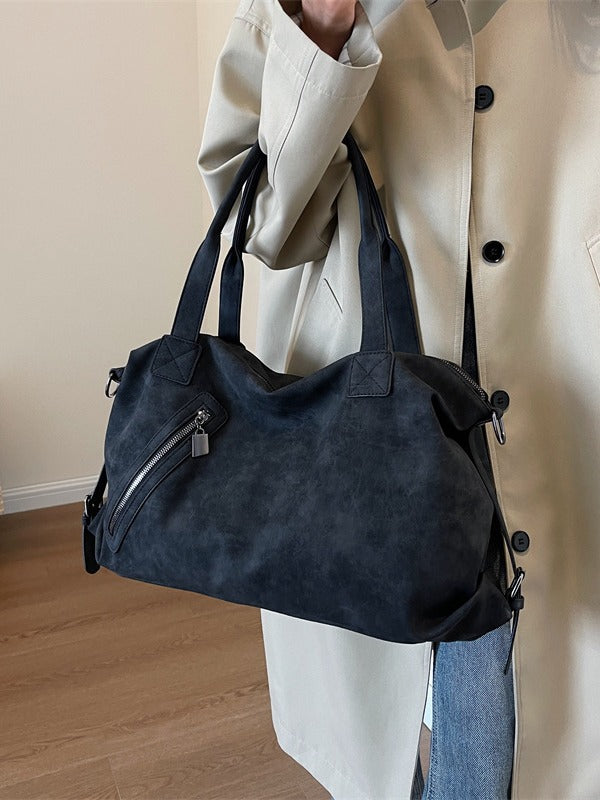 Women's Frosted Large Capacity High-grade Underarm Simple Women's Messenger Bag