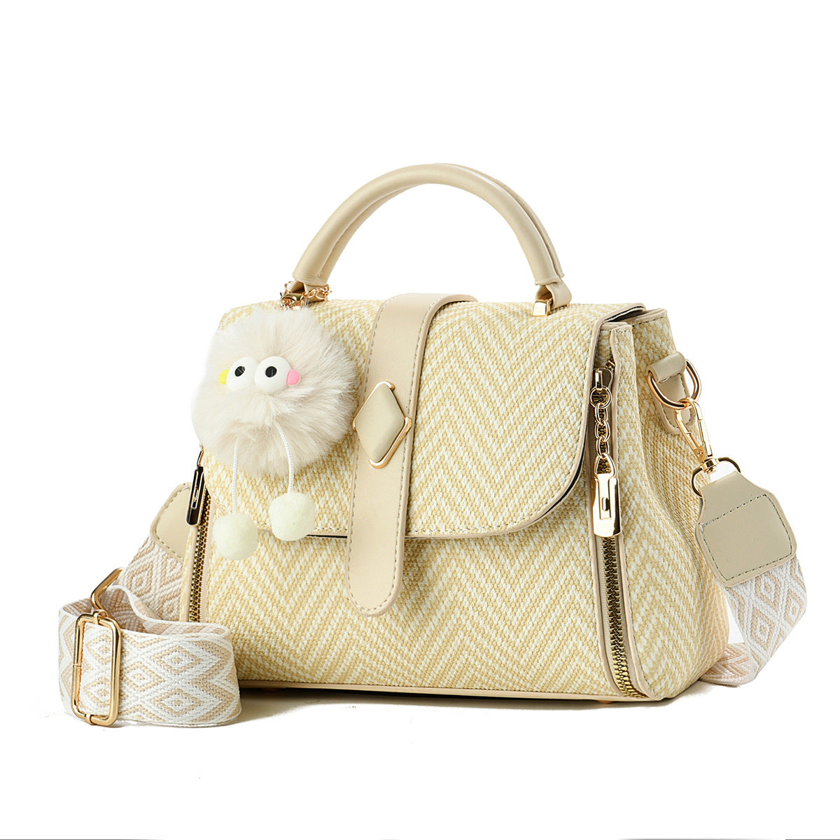 Fashion Good-looking Zipper Large Capacity Simple Women's Shoulder Bag