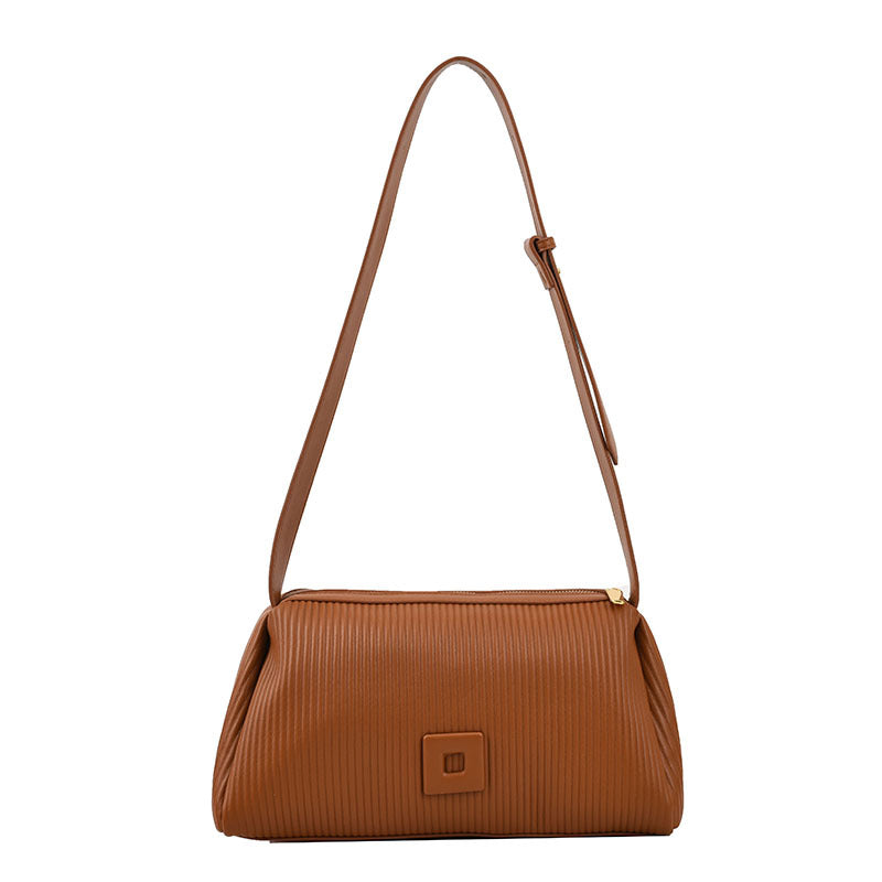 Women's Trendy Fashionable Striped Pleated Simple Graceful Bags