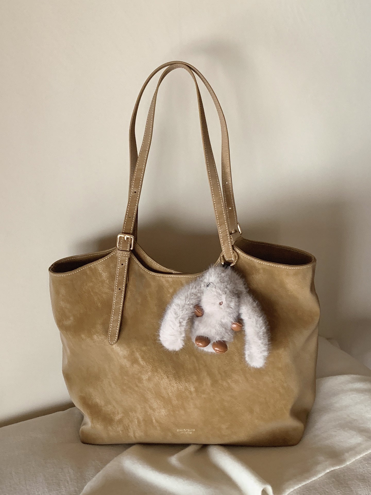 Women's Park Retro Coffee Color Commuter Large Capacity Tote Bags