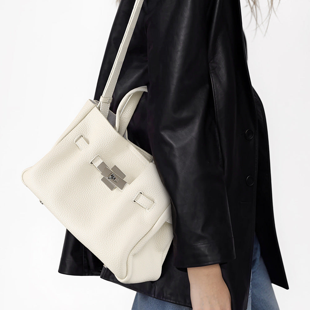 Layer Cowhide Callie Genuine Leather Advanced Large Capacity Women's Messenger Bag