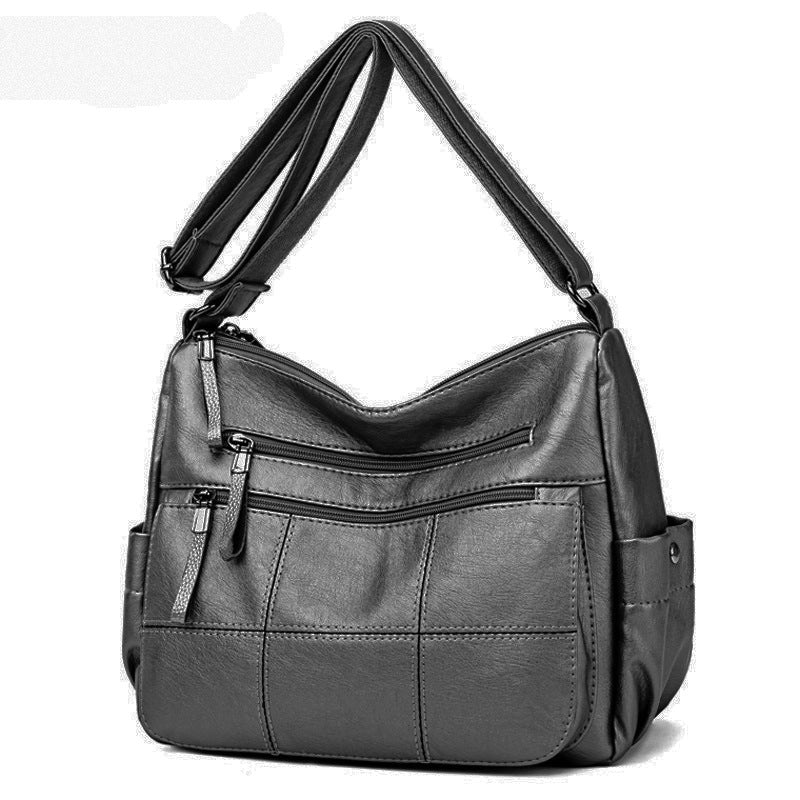 Women's Solid Color Simple Mom Large Capacity Women's Messenger Bag