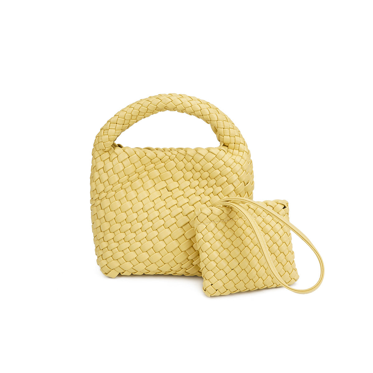 Hand-woven Mini Vegetable Basket Chain Magnetic Phone Bags
