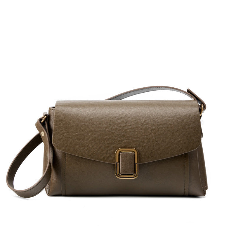 Women's Genuine Leather Niche High-grade Female Commuting Women's Messenger Bag