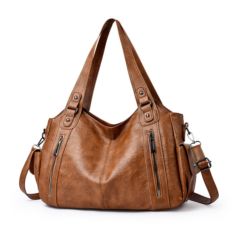Attractive Elegant Women's Motorcycle Fashion Retro Tote Bag