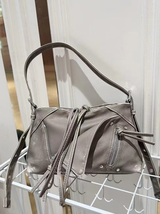 Zip One Hot Style Motorcycle Design Tote Bag