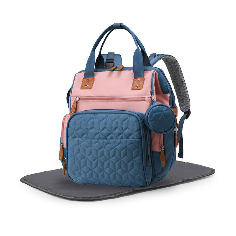 Diamond Lattice Spine Protection Diaper Waterproof Mummy Bag