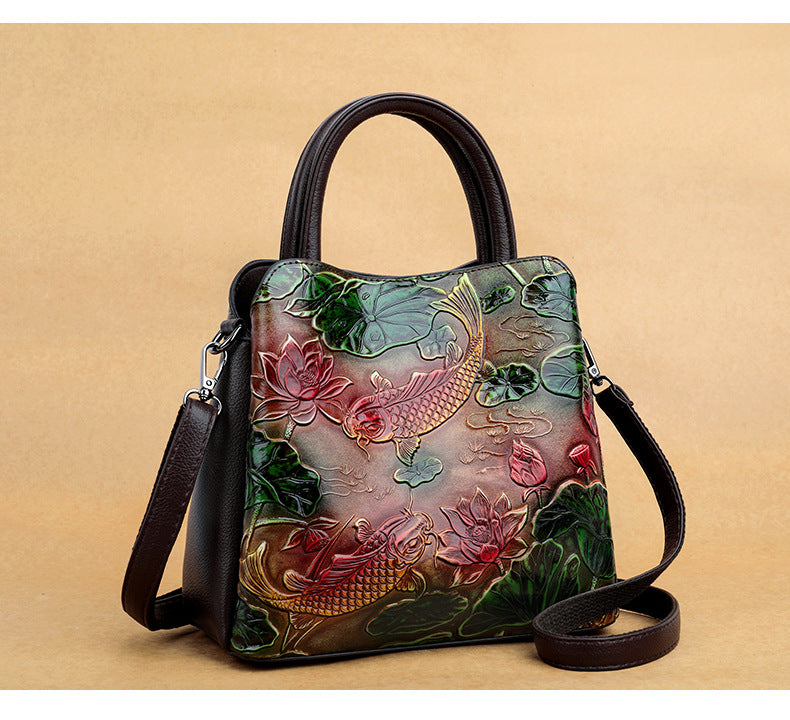 Women's Mother Rich Advanced Texture Ethnic Elegant Women's Messenger Bag