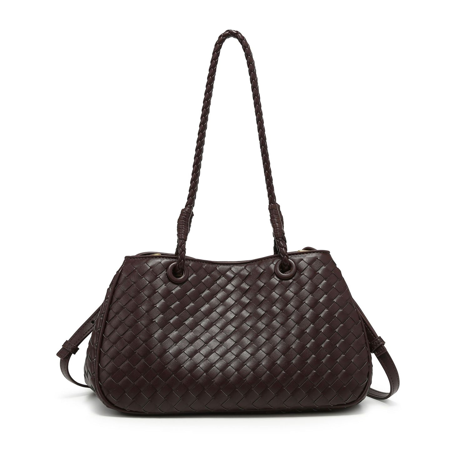 Women's Woven Soft Sheepskin Pattern Fashion Bags