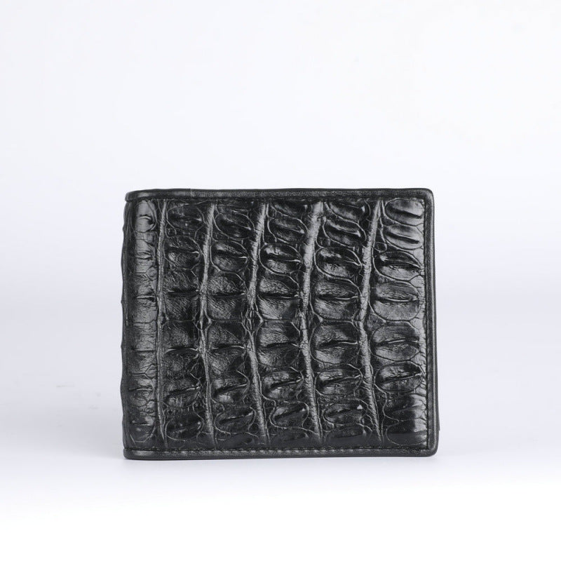 Men's Crocodile Leather Genuine Horizontal Business Fashion Men's Wallet