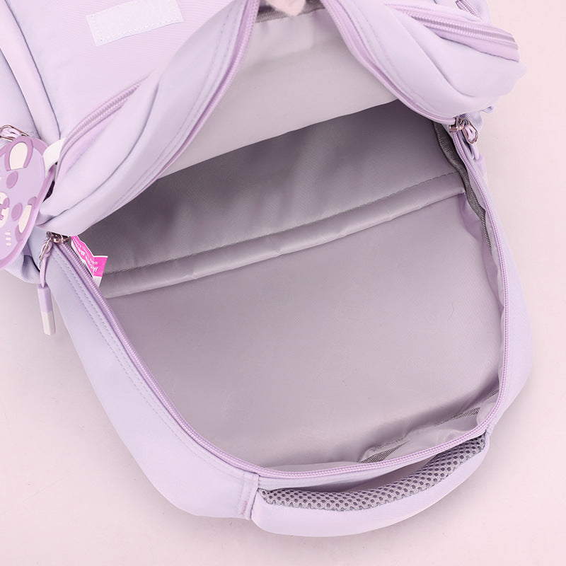 One Two Large Capacity Burden Reduction Spine Protection Primary School Bag