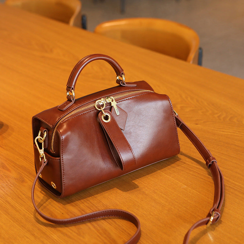 Women's Temperament Pillow Fashion Underarm Female Genuine Leather Women's Shoulder Bag