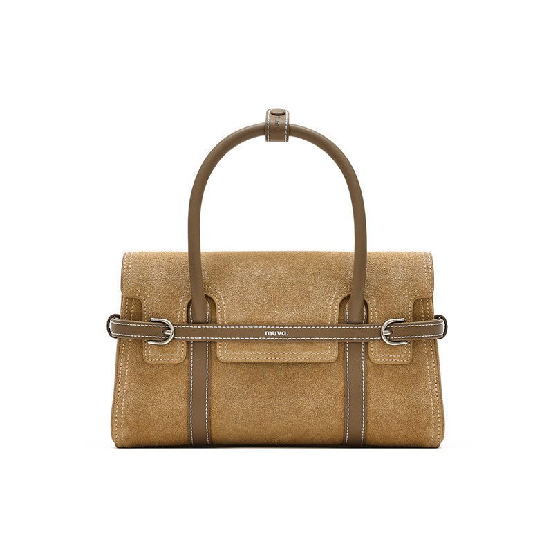 Wang British Style Loop Portable Advanced Feeling Women's Shoulder Bag