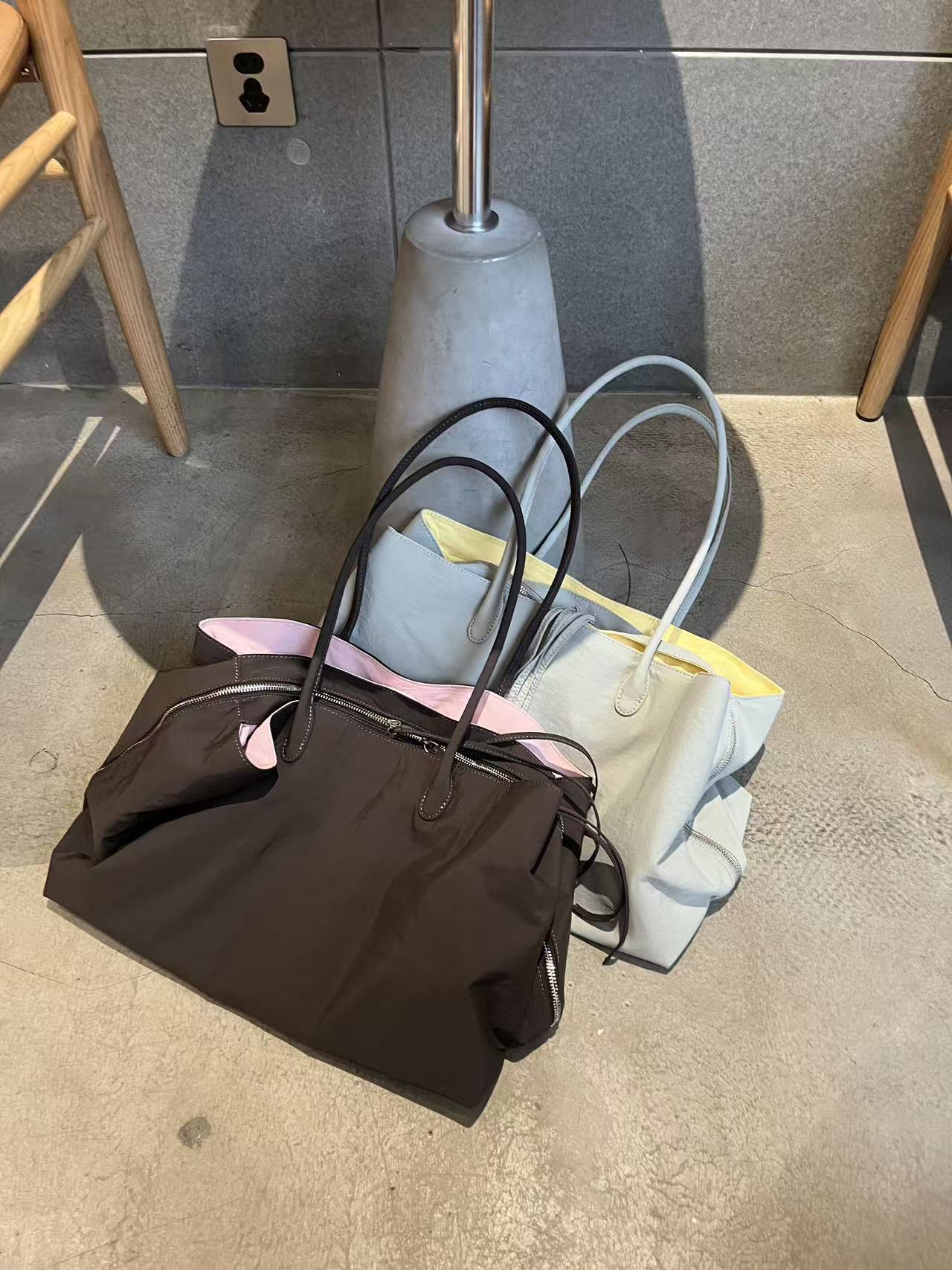 Women's Nylon Cloth Commuter Computer Simple Large Tote Bag