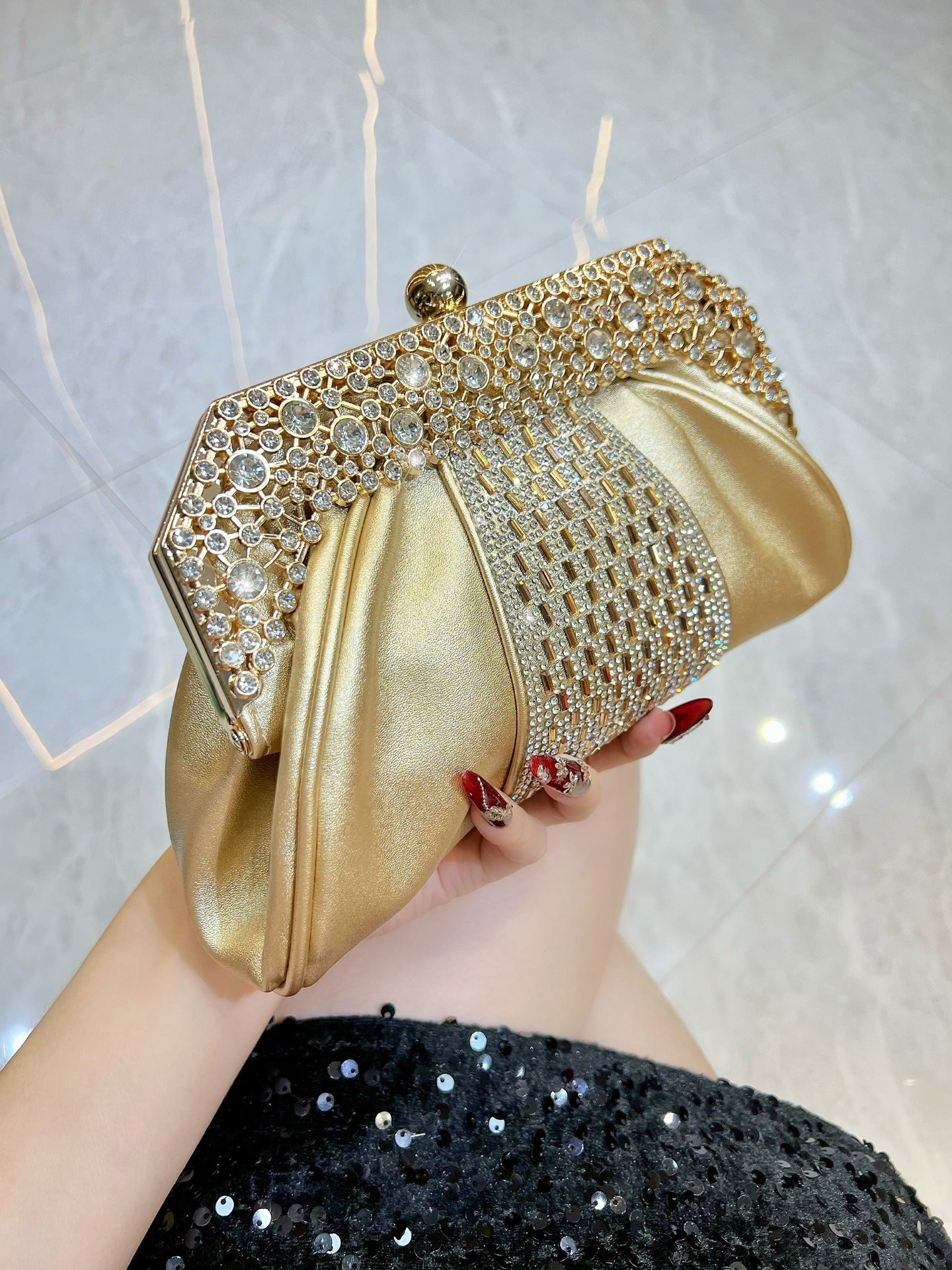 Banquet Dress Garment High-grade Fashion Clutch Dinner Bag