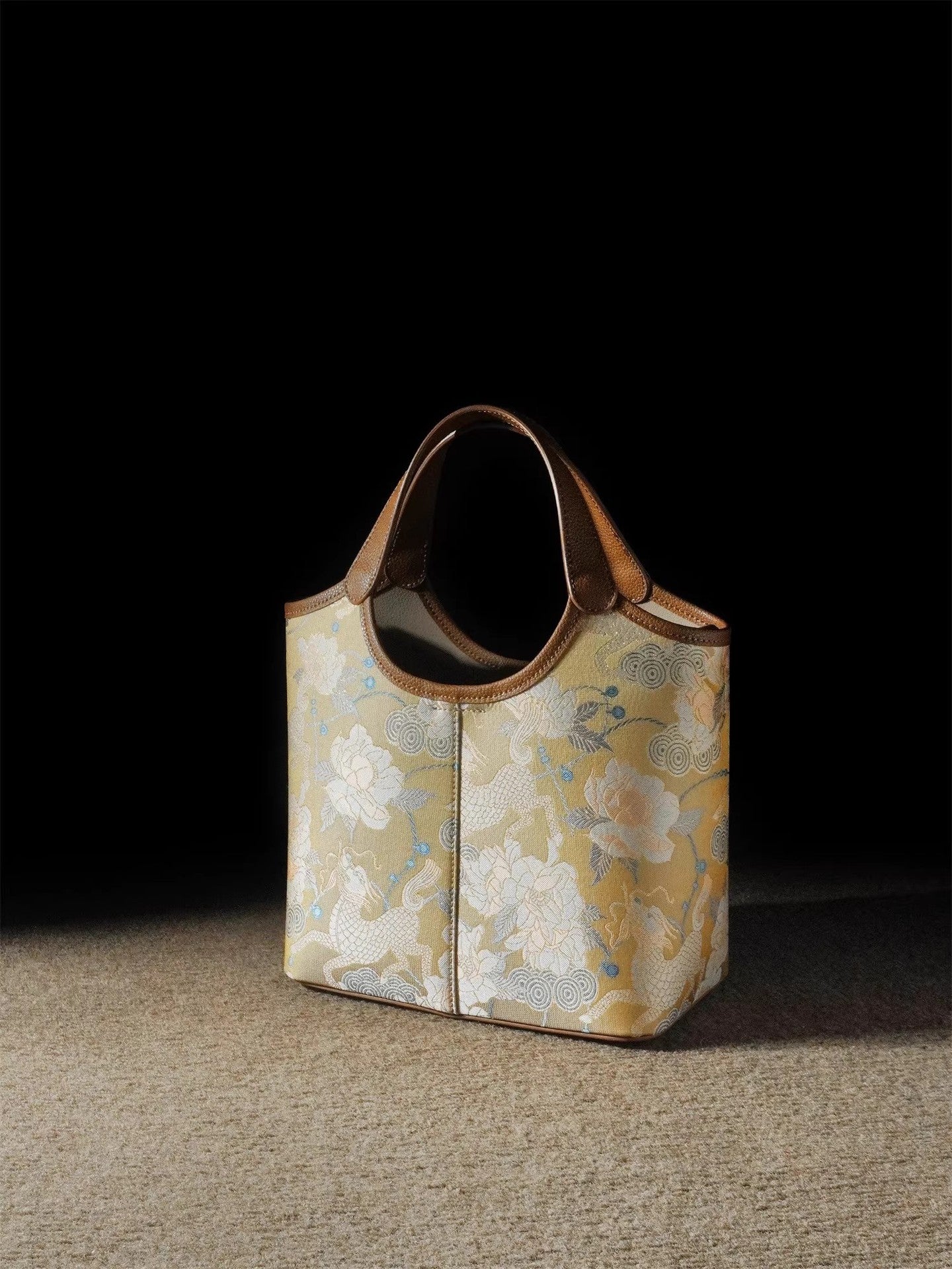 Dynasty Brocade Chinese Style Large Capacity Totes Women's Messenger Bag