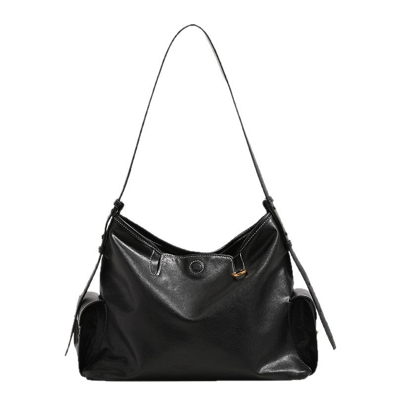 New Innovative Tracking Vegetable Tanning Soft Women's Leather Bag