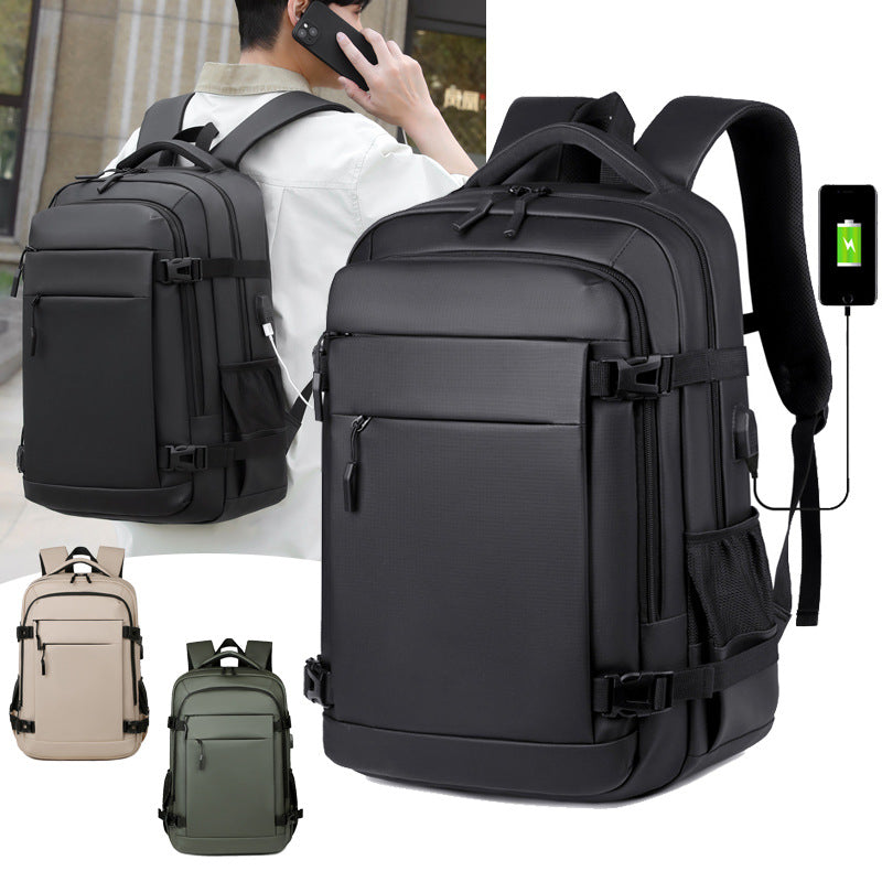 Men's Derm Printed Computer Large Capacity Business Backpack