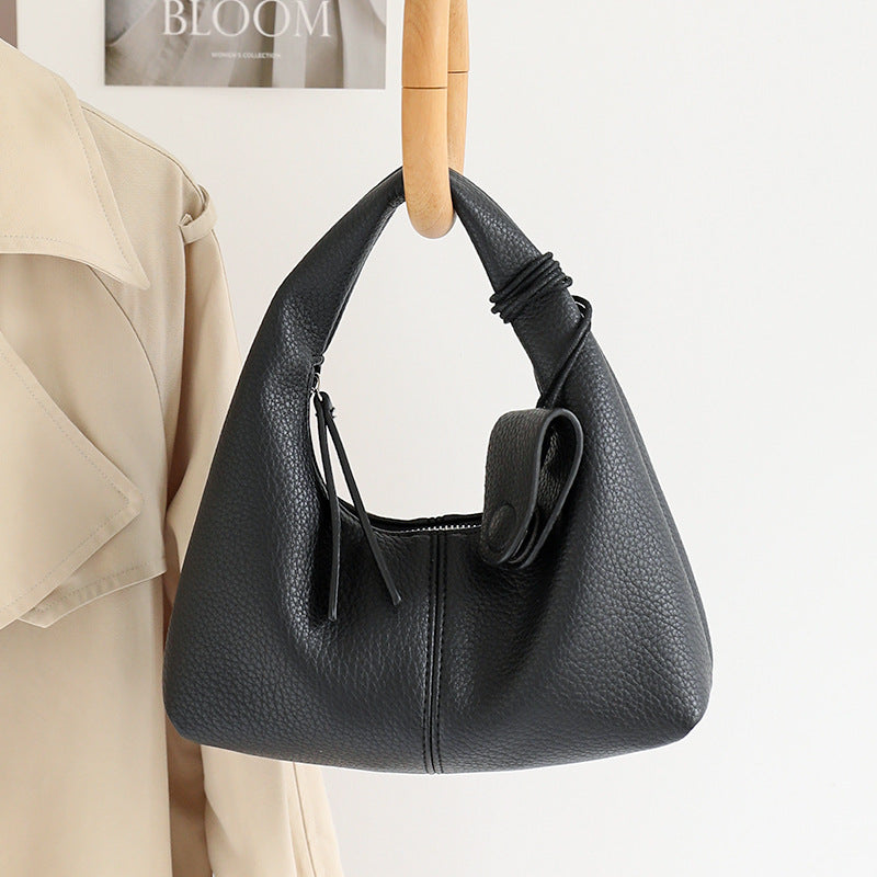 Women's Commuter Carrying Cute Lychee Pattern Soft Leather Women's Handbag