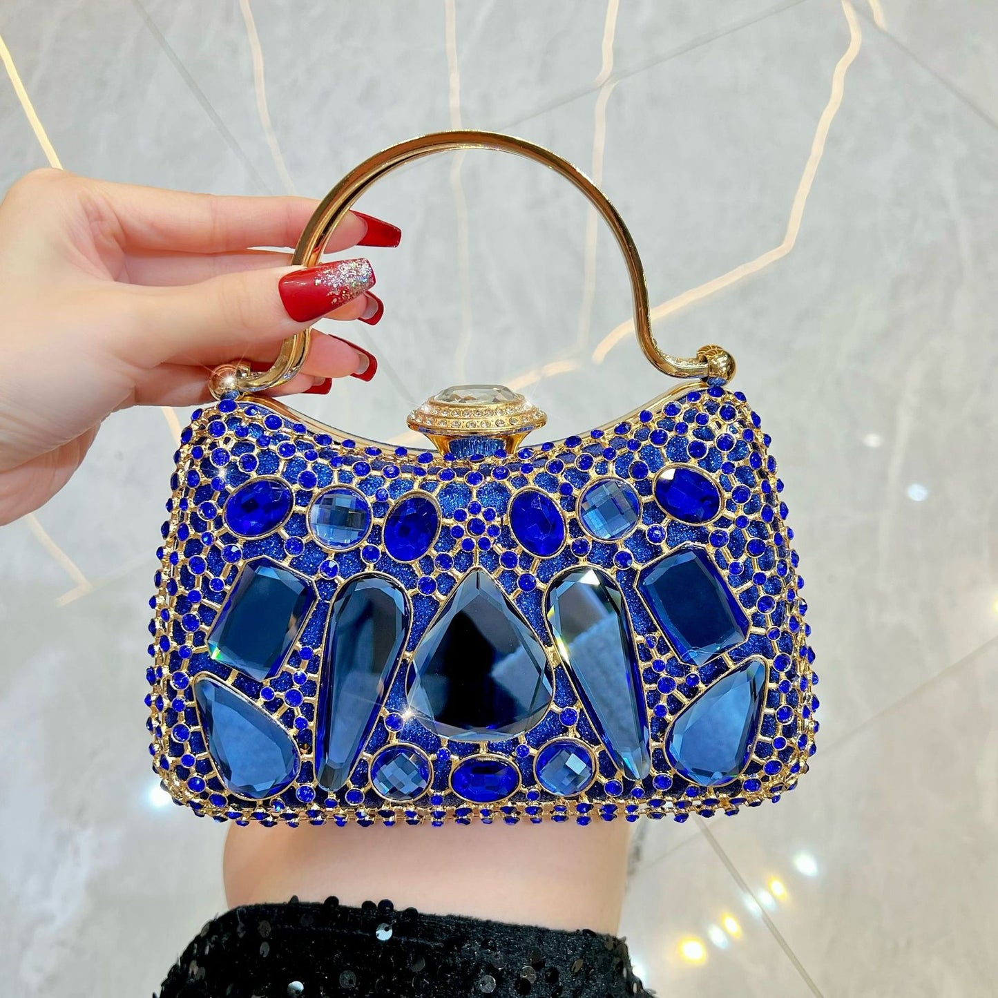 Women's Luxury Exquisite French Diamond High Sense With Bags