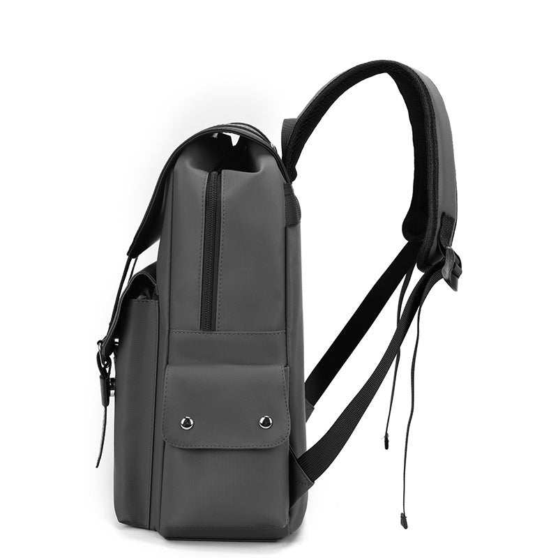 Men's Waterproof Fashion Simple Commute Computer Large Backpacks