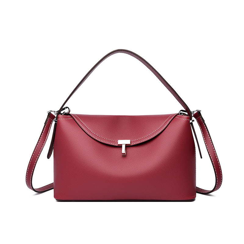 Women's Leather Good-looking Pattern Western Style Niche Lock