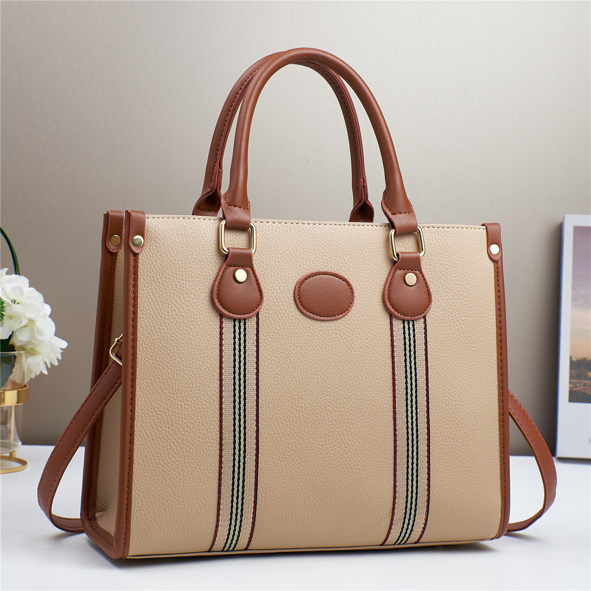 Women's Large Capacity Totes Simple Commute Mother Handbags