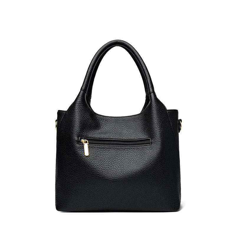 Women's Leather Pattern Fashion Simple Commuter Vegetable Basket Women's Handbag
