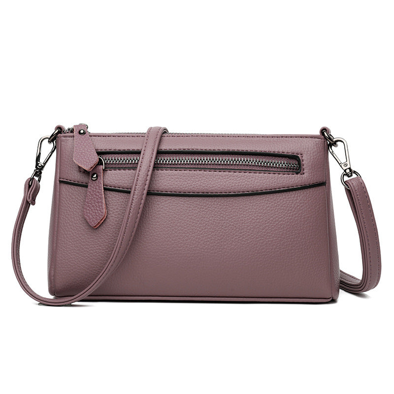 Charming Women's Live Broadcast Mother's Textured Women's Messenger Bag