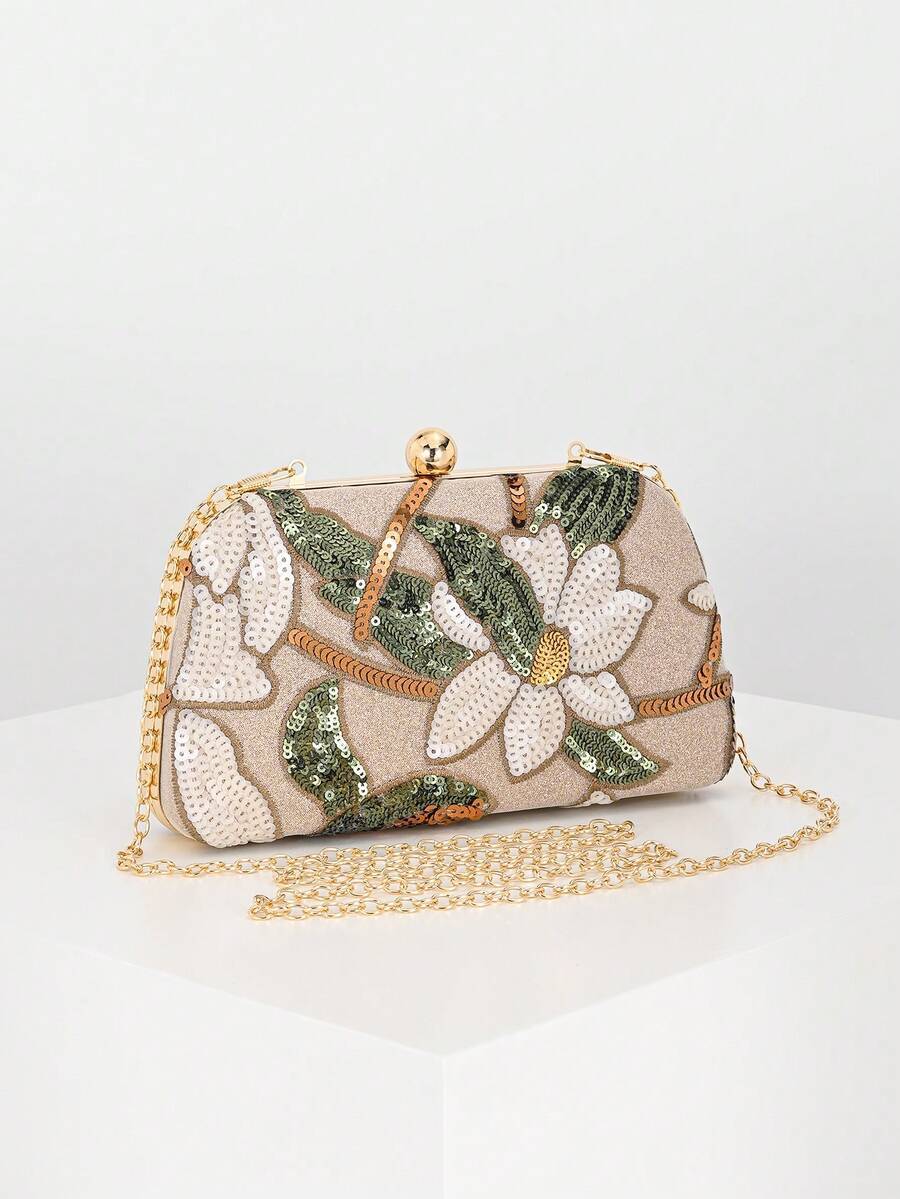 Chinese Style Embroidery Sequined Niche Clutch Decals Advanced Bags