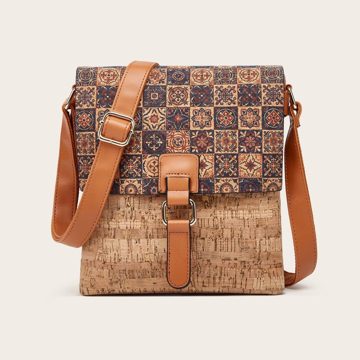 Women's Niche Design Vertical Fashion Retro Printed Bags