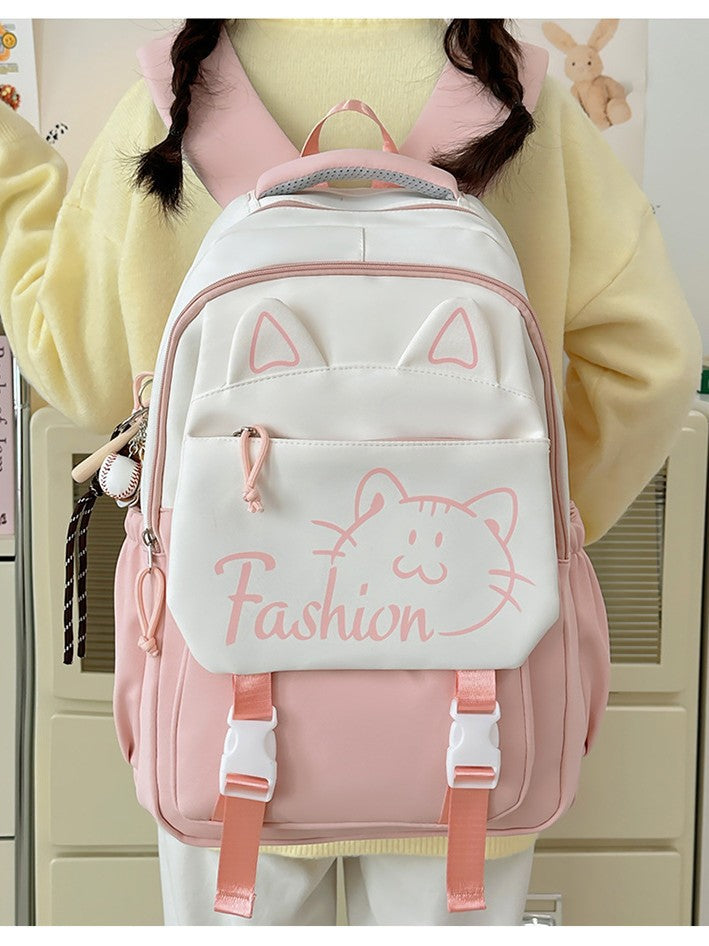 Junior High Large Capacity Simple Korean Burden Reduction College Student Schoolbag