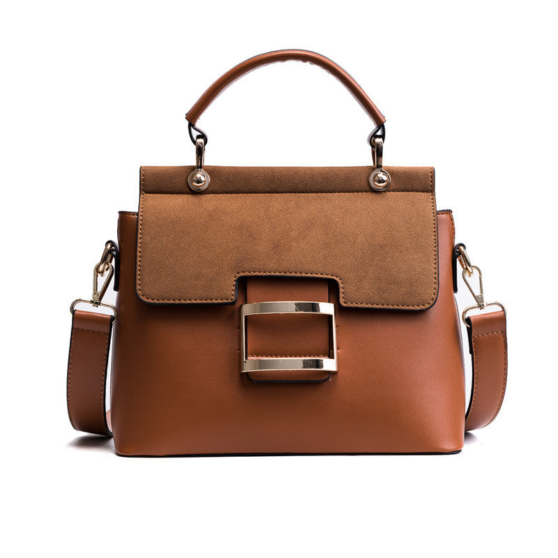 Women's Frosted Spring Korean Style Fashion Wide Strap Shoulder Bags