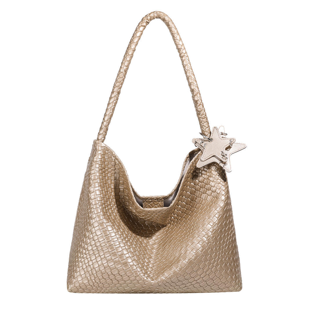 Woven Mother Niche High-grade Light Luxury Female Large Bags