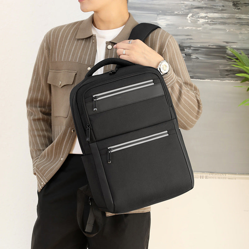 Women's & Men's Waterproof Computer Notebook Simple High Sense Business Backpack