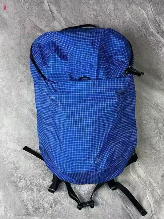 Women's & Men's Chicken Skeleton Large Capacity Plaid Lightweight Waterproof Mountain Climbing, Hiking Bag
