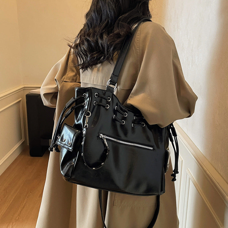 Women's Large Capacity High-grade Retro Easy Matching Tote Bag