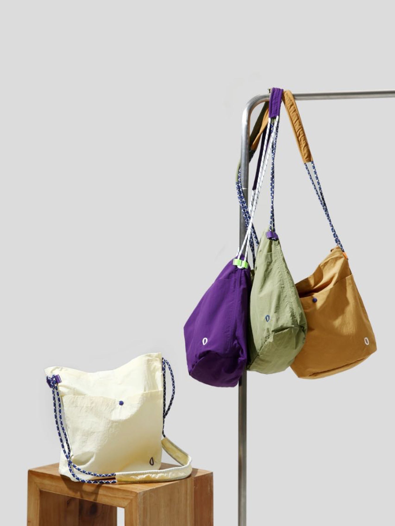 Women's & Men's Niche Designer Couple Function Minimalist Wrinkle Lightweight Exercise Bags