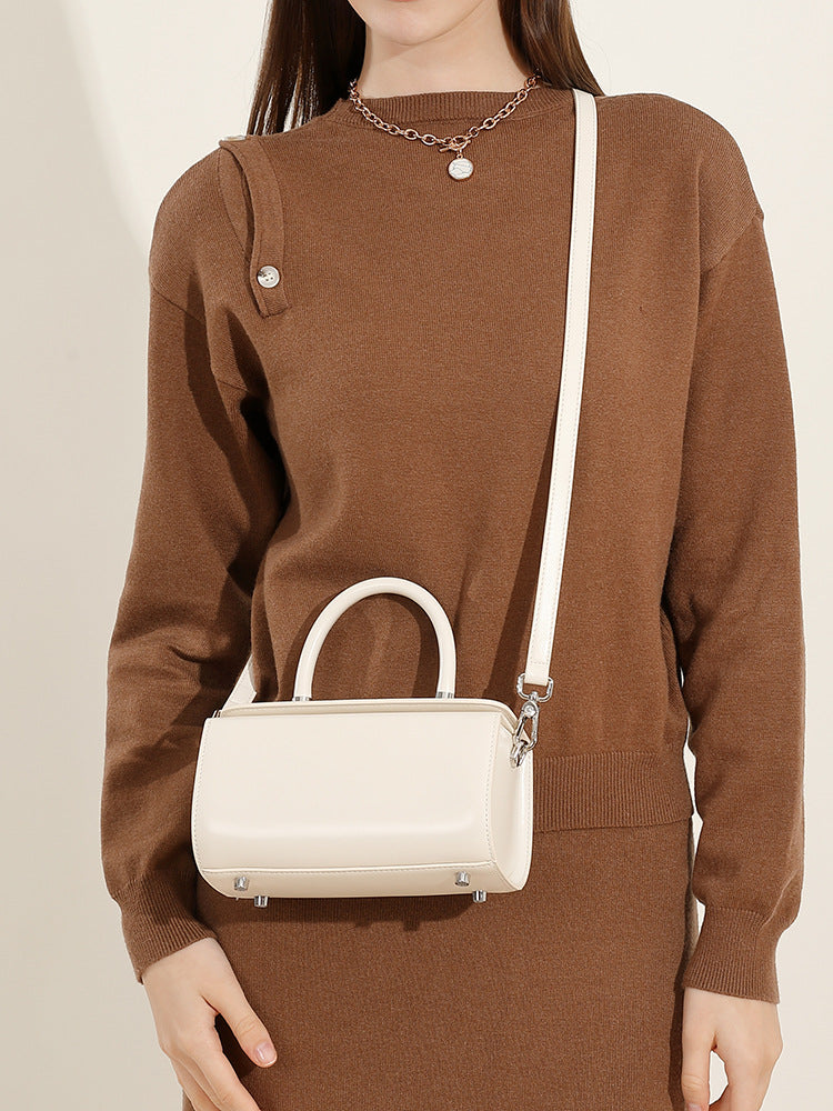 Women's Design Box Genuine Leather Portable Bags