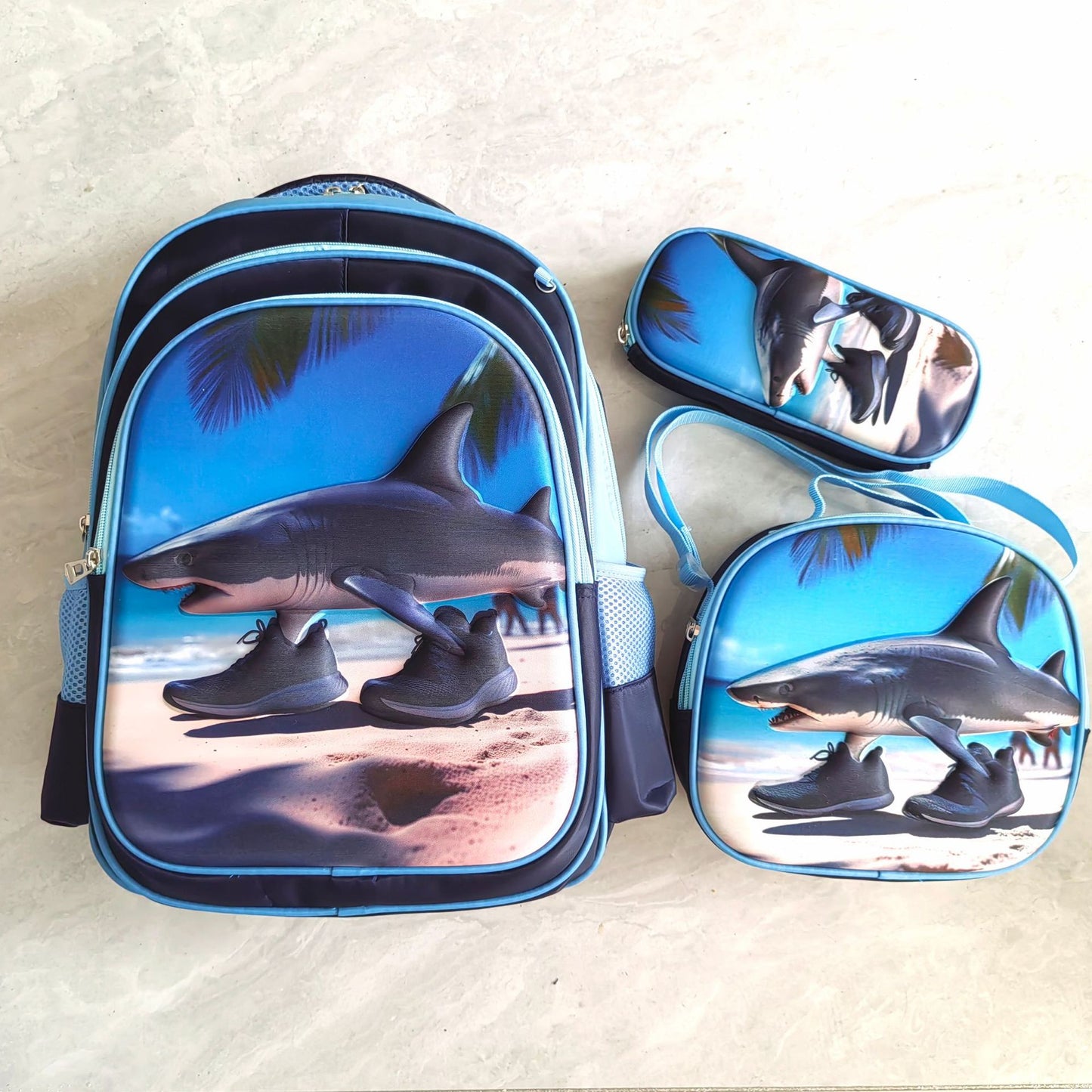 Comfortable Children's Mario Spine Protection Lunch Primary School Bag