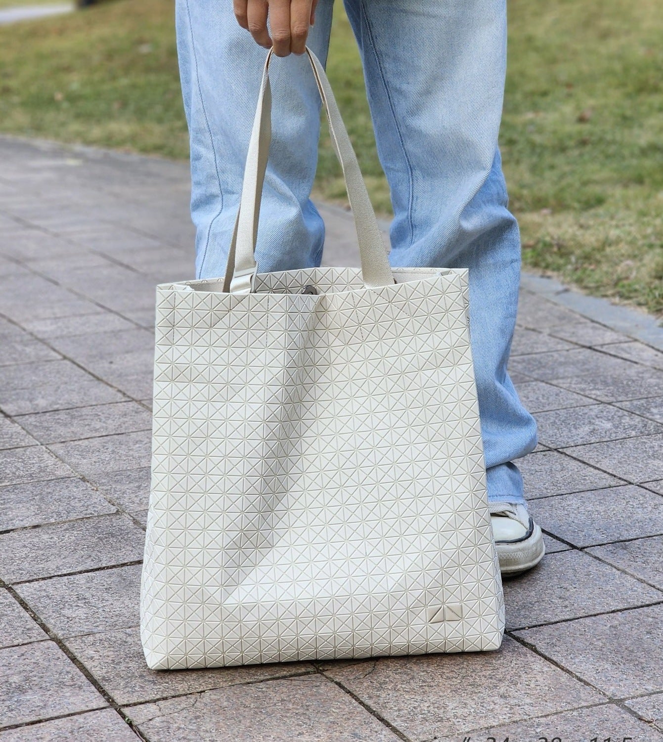 Vertical Stay At Home Rhombus Shopping Fashion Large Capacity Shoulder Bags