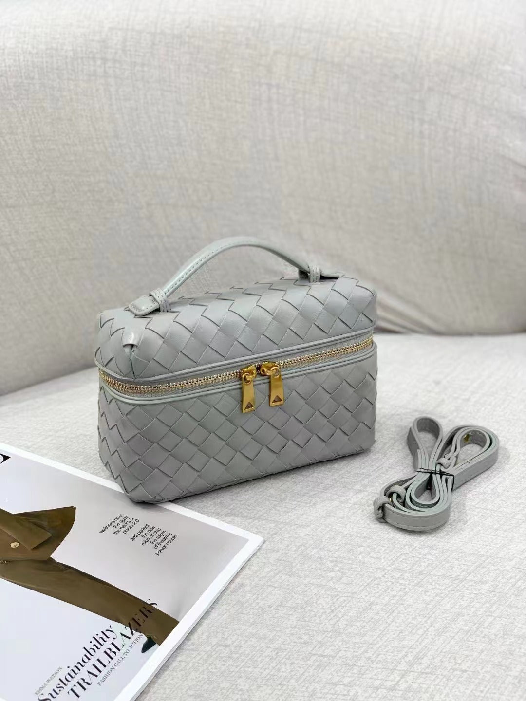 Women's Box Diamond Check Chain For Handbags