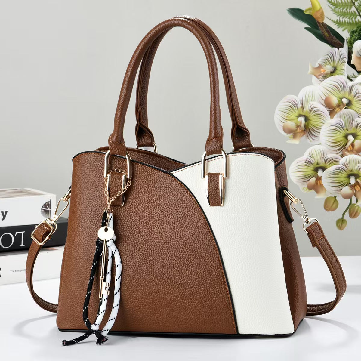 Women's Korean Style Cool Contrast Color Women's Shoulder Bag