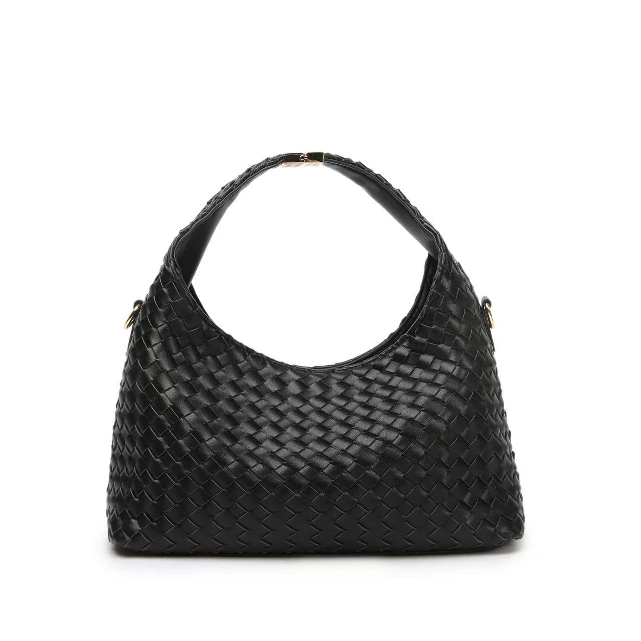Hand-woven Design Large Capacity Commuting Fashion Handbags