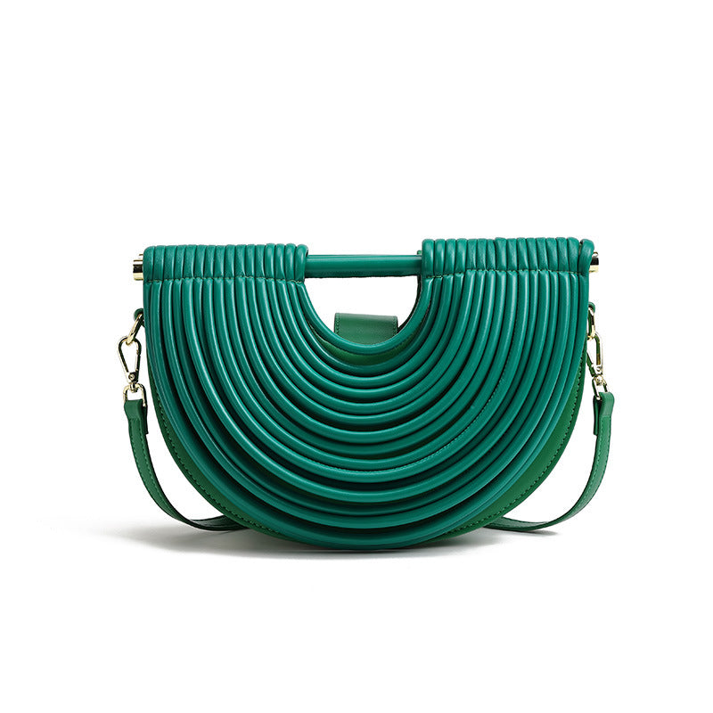 Women's Fashion High Sense Design Personality Woven Noodle Women's Clutch